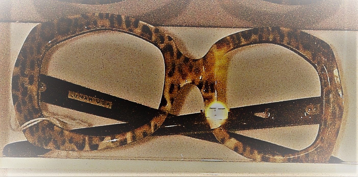 antique cheetah frame