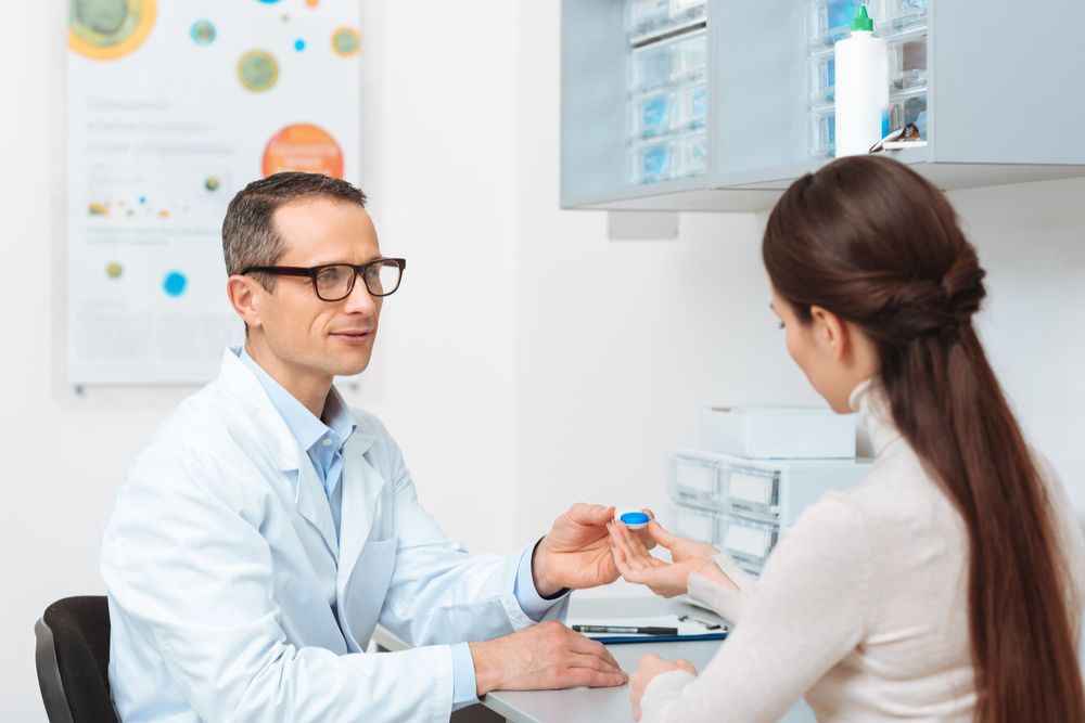 contact lens exam