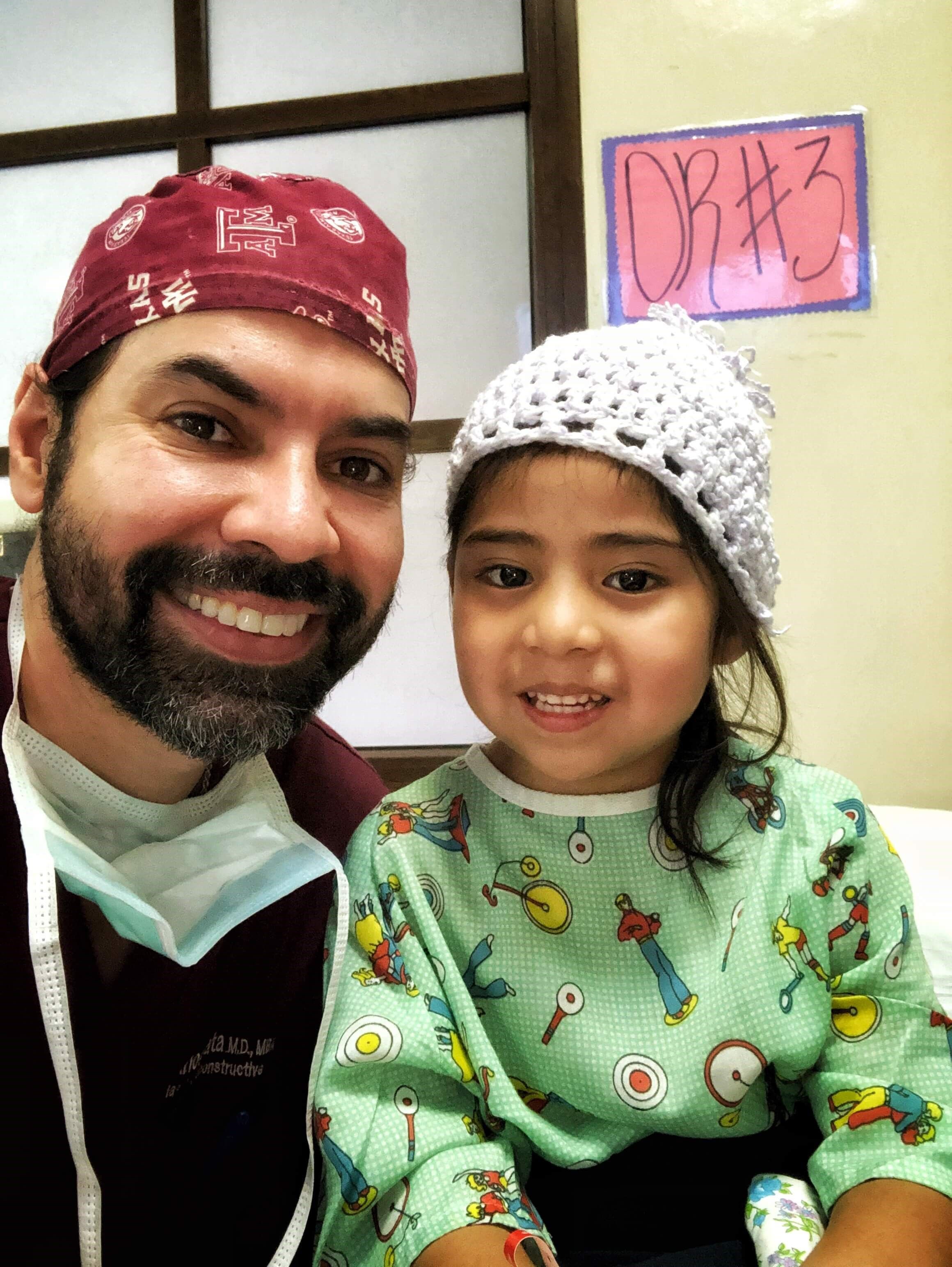 Dr. Mata and patient