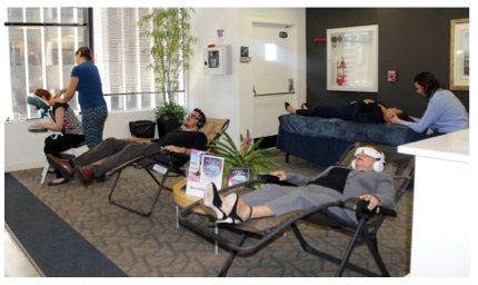 workplace wellness session in progress