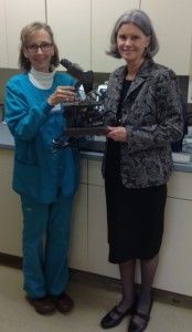 Wilkinson Animal Hospital Donates Microscope to Local School