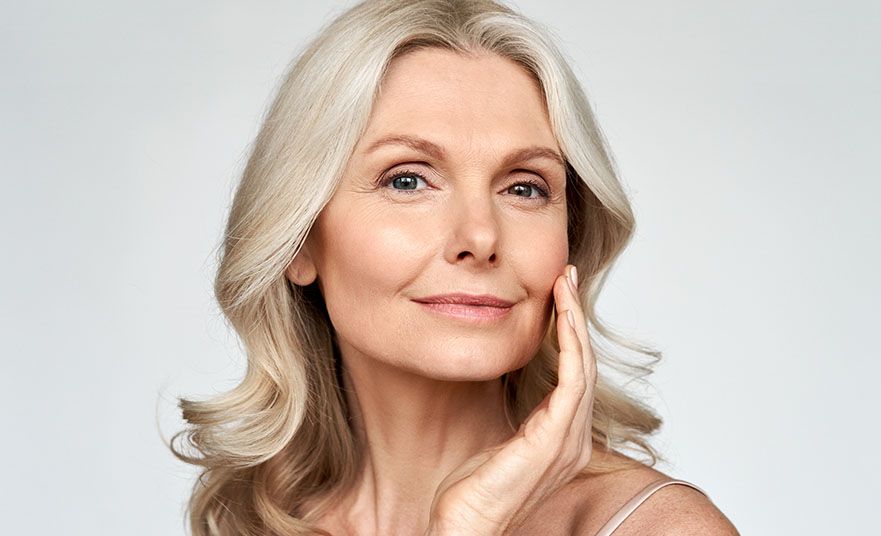 woman with botox treatments