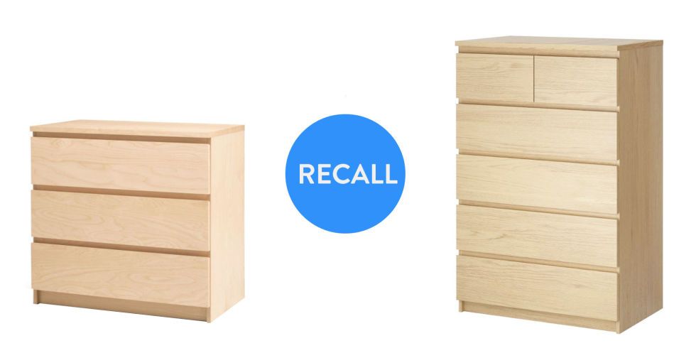 Ikea Recall – Chests and Dressers – Tip Over Fatalities