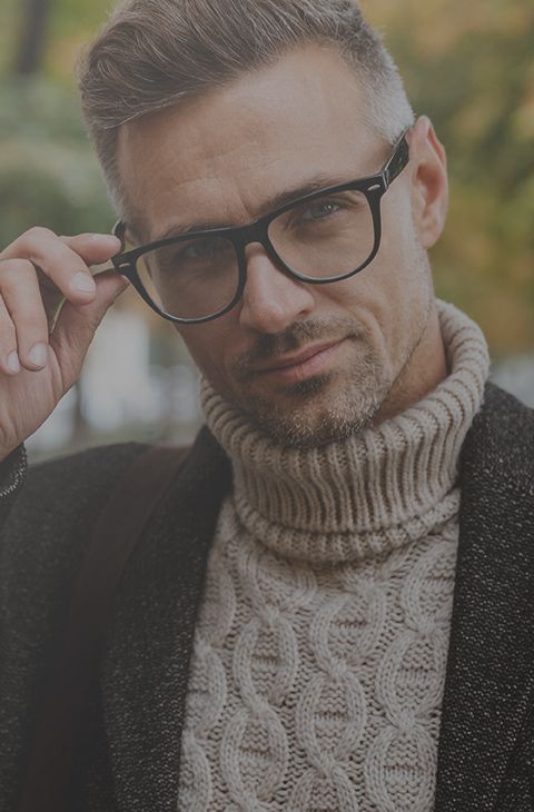 man with glasses