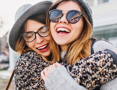 ladies with glasses