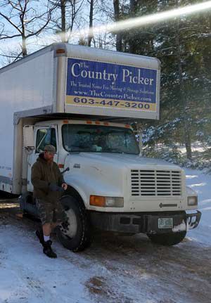 Country Picker moving truck in New Hampshire