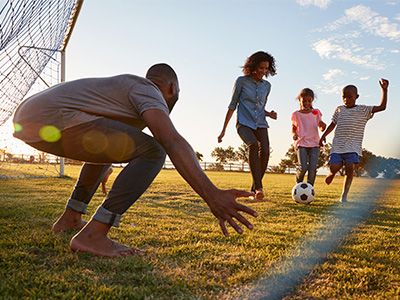 Children Playing With Football