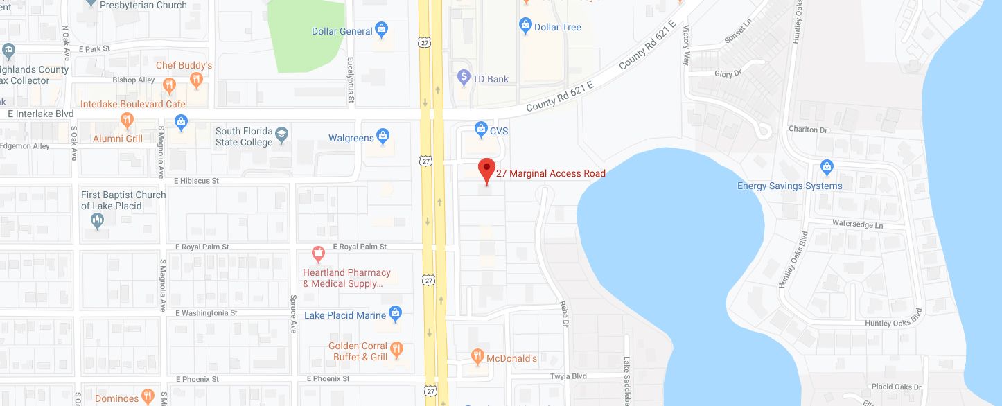 Lake Placid FL map