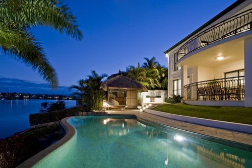 house with pool