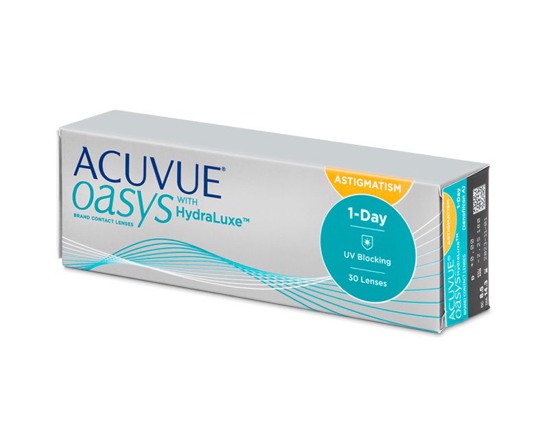ACUVUE OASYS® 1-Day with HydraLuxe