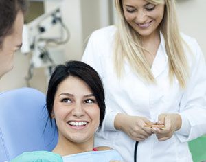 happy dental patient