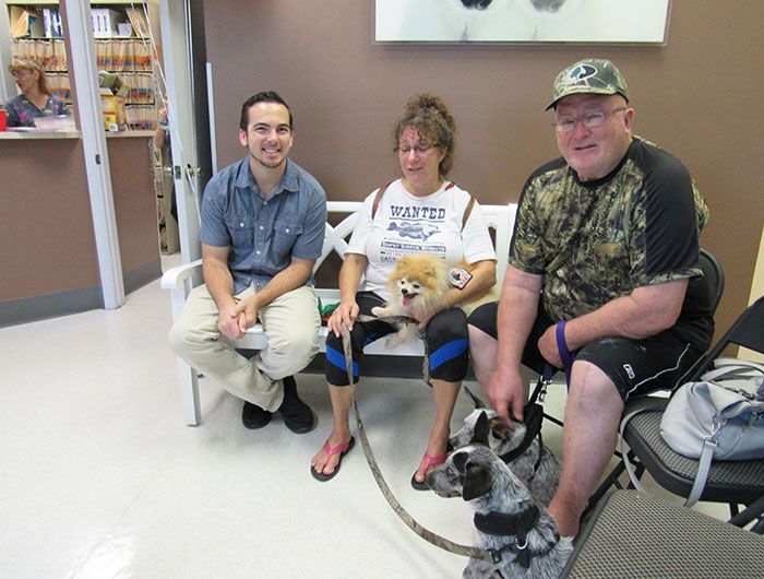 clients in the clinic