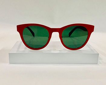 Celine red frames women's sunglasses