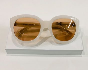 Celine white frames women's sunglasses
