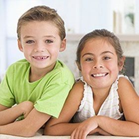 children smiling