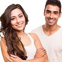 smiling couple