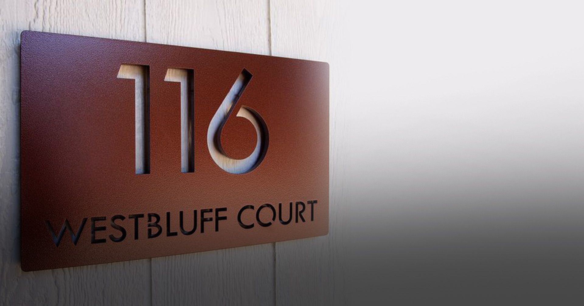 116 Westbluff Court Signage