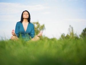 woman in yoga pose