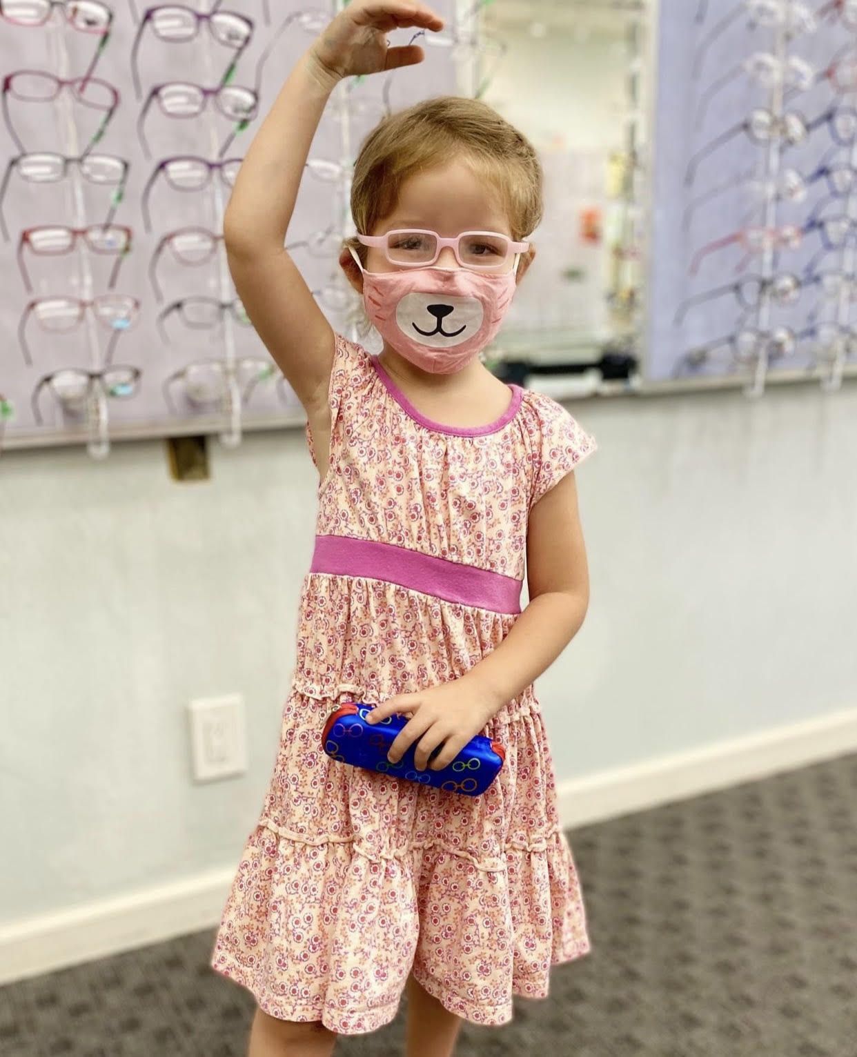 girl in glasses