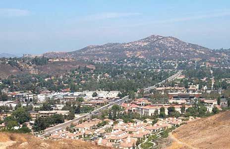 Poway hillside