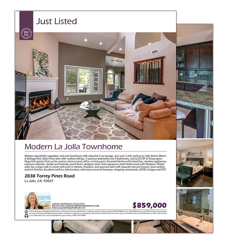 listing homes in print