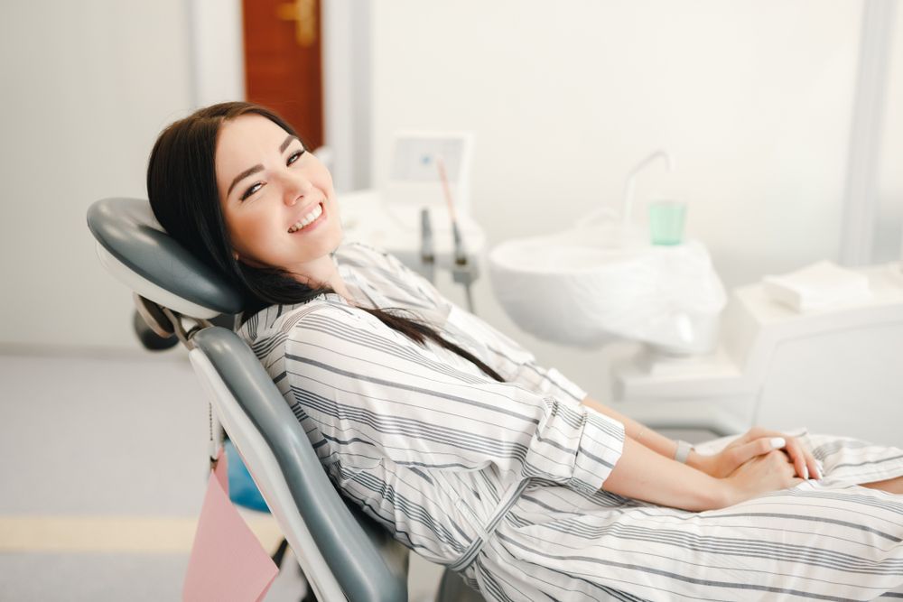 dental patient smiling