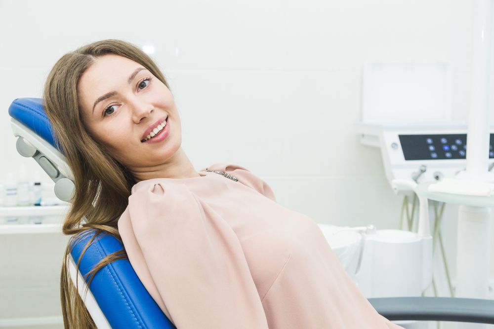 Dental patient smiling