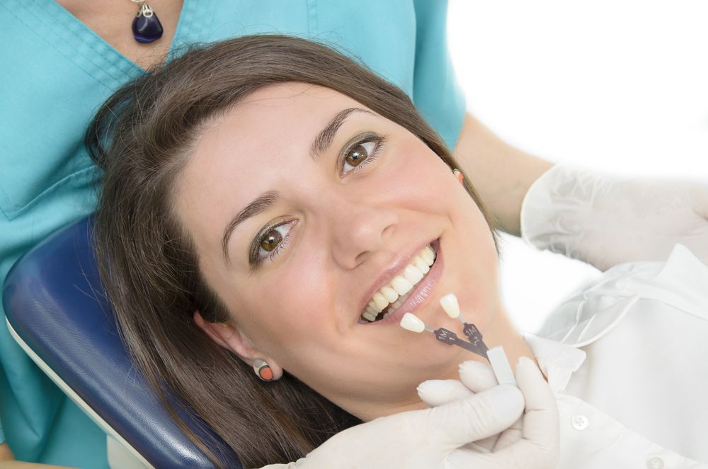woman visiting her dentist