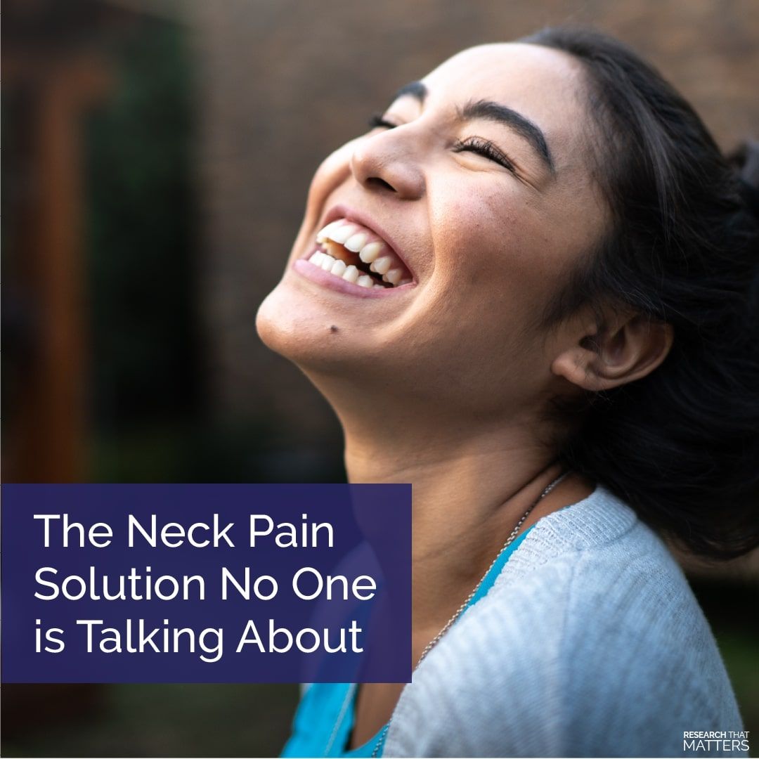 The Neck Pain Solution No One Is Talking About