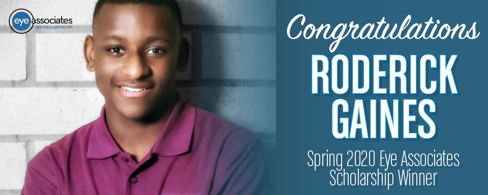 Nicholas A. Pennipede Memorial Scholarship Winner: Roderick Gaines, Spring 2020