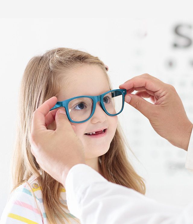 Grand mother having a pair of eye glasses