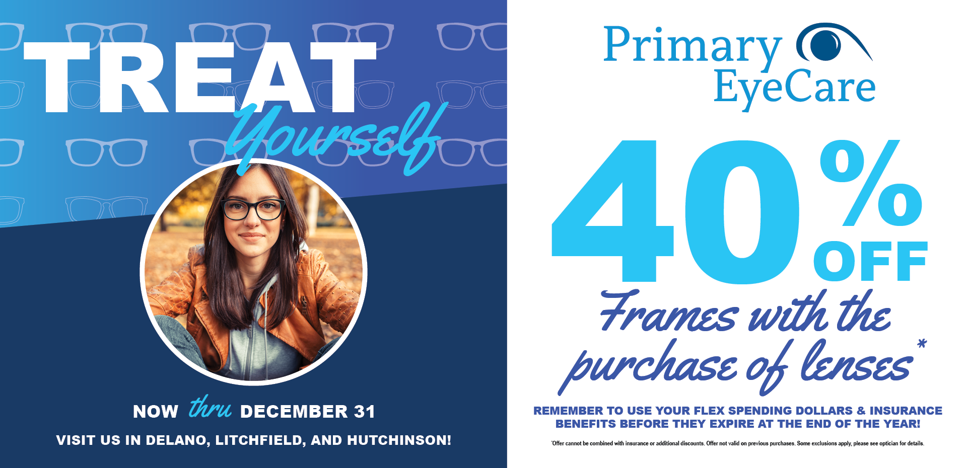 Eye Care Promotions in Hutchinson, Litchfield & Delano MN