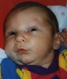 David Acuff as a baby