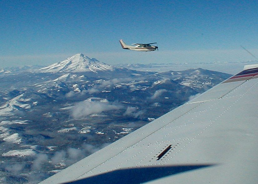 T210 near Mount Shasta