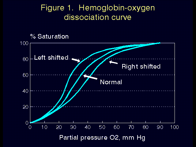 Hemoglobin-oxygen dissociation curve