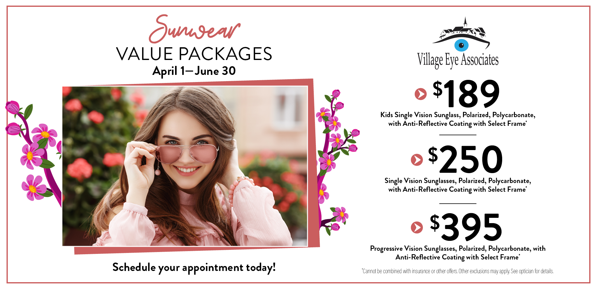 Eye Care Promotions in Chelmsford MA Village Eye Associates